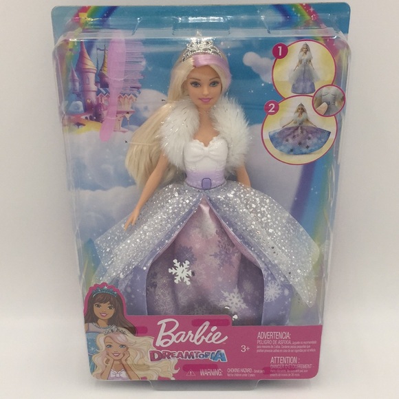 Barbie Dreamtopia Fashion Reveal Princess Doll Blonde with Pink Hairstre… - Picture 1 of 12